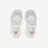 Triple S Glitter Spray-Sneakers til kvinder i hvid/sølv