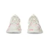 Triple S Logotype Sneaker “Hvid og lyserød teknisk materiale” 654251W2FAB9050