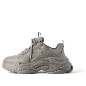 Triple S med rhinestones “Mørkegrå” 524039W2TST1249