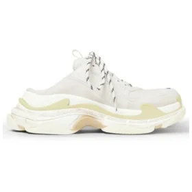 Triple S Mules “White Double Foam and Mesh” 755687W3SM29097