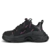 Triple S-sneaker “All Over Logo – Black Pink” 524039W2FA11050