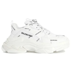 Triple S-sneaker “All Over Logo – hvid” 524039W2FA19010