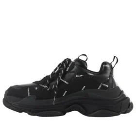 Triple S-Sneaker “Allover Logo – Black” 536737W2FA11090
