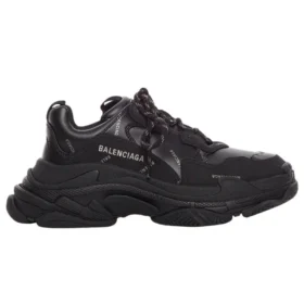 Triple S-Sneaker “Allover Logo – Black” 536737W2FA21081