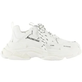 Triple S-Sneaker “Allover Logo – White” 536737W2FA19010
