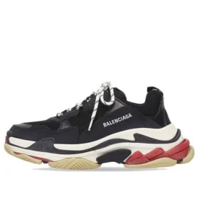 Triple S-Sneaker “Black Red” 533882W09OM1000