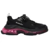 Triple S-sneaker “Clear Sole – Black Pink Neon” 541624W2FR11053