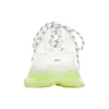Triple S-sneaker “Clear Sole – hvid fluo-gul” 544351W2FR19073