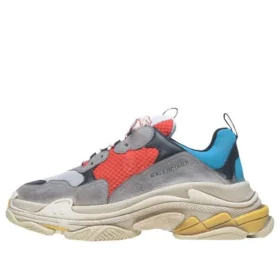 Triple S-Sneaker “Grey Blue Red” 512175W09O24365