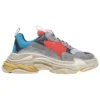 Triple S-Sneaker “Grey Blue Red” 512175W09O24365