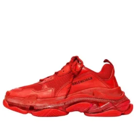 Triple S-sneaker med gennemsigtig sål “Red” 541624W2CE16500