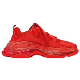 Triple S-sneaker med gennemsigtig sål “Red” 541624W2CE16500
