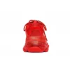 Triple S-sneaker med gennemsigtig sål “Red” 541624W2CE16500
