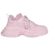 Triple S Sneaker med imiteret pels “Pink” 668562W3CQ55000