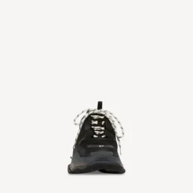 Triple S-sneaker til kvinder med gennemsigtig sål i sort