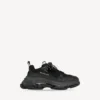 Triple S-sneaker til mænd med gennemsigtig sål i sort Triple S-sneaker til mænd med gennemsigtig sål i sort