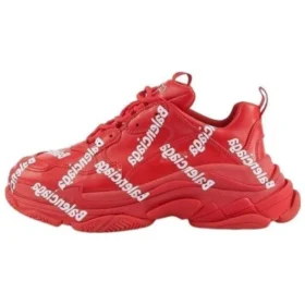 Triple S-Sneakers “Allover Logo Red” 536737W2FAB6090