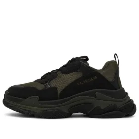 Triple S-Sneakers “Olive Green Black” 536737W2FW24010