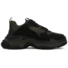 Triple S-Sneakers “Olive Green Black” 536737W2FW24010