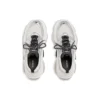 Triple S-Sneakers “Sort, hvid, sølv, dobbelt skum og mesh” 524039W2FWM8191