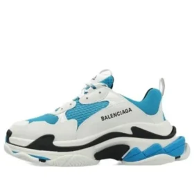 Triple S-Sneakers “White Carib Blue” 536737W2FW59941
