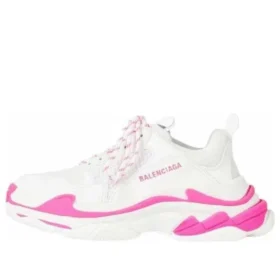 Triple S-Sneakers “White Fluo Pink” 536737W2CA35390