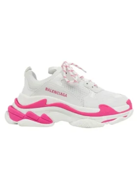 Triple S-Sneakers “White Fluo Pink” 536737W2CA35390