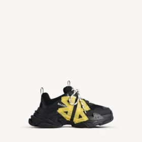 Triple S Tape Type Sneaker til mænd i sort/gul