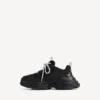 Triple S Tape Type Sneaker til kvinder i sort/gul Triple S Tape Type Sneaker til kvinder i sort/gul