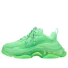 Triple S-træningssko med gennemsigtig sål “Neon Green” 544351W2CF13801