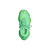 Triple S-træningssko med gennemsigtig sål “Neon Green” 544351W2CF13801