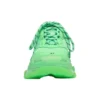 Triple S-træningssko med gennemsigtig sål “Neon Green” 544351W2CF13801