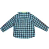 Trompe L’oeil-ternet skjorte og T-shirt “Blue Neon Yellow” 699371TMM116305