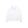 Trykt sports-hoodie, unisex, hvid 641679TJVI69040