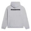 Turn-hettetrøje i bred pasform “Heather Grey Black” 674986TLVB41167