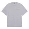 Turn Slit T-shirt “Grey Black” 675016TLVB31167