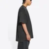 Turn Slit T-shirt “Washed Black” 675016TLVB39034