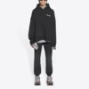 Turn Zip-Up-hettetrøje, bred pasform “Black” 674719TLVB49034