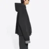 Turn Zip-Up-hettetrøje, bred pasform “Black” 674719TLVB49034