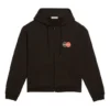 Uniform-jakke med hætte, sort 620939TIV801000