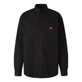 Uniform langærmet T-shirt, Large-pasform, “Sort” 623750TIM391000