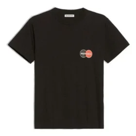 Uniform med logo-tryk, retro, small, slim fit, kortærmet, sort 612964TIV791000 Uniform med logo-tryk, retro, small, slim fit, kortærmet, sort 612964TIV791000