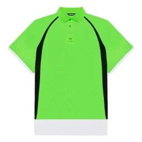 Unisex FW21 broderet Poloshirt, grøn, 661507TKVA53007