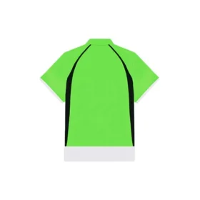 Unisex FW21 broderet Poloshirt, grøn, 661507TKVA53007