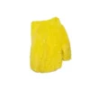 Unisex FW21 jakke i imiteret pels, gul, 663000TKQ077200
