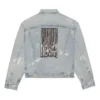 Unisex FW21 Logo-denimjakke, blå 664329TBP488961
