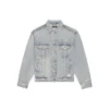 Unisex FW21 Logo-denimjakke, blå 664329TBP488961