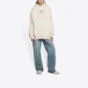 Unisex FW21 med logo-tryk, beige 651799TJV910905