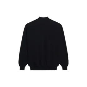 Unisex FW21 sweatshirt med rund hals og gratis print, sort 652981TKVD41070