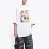 Unisex “I Love Dogs”-tryk, hvid 641614TJVH19000
